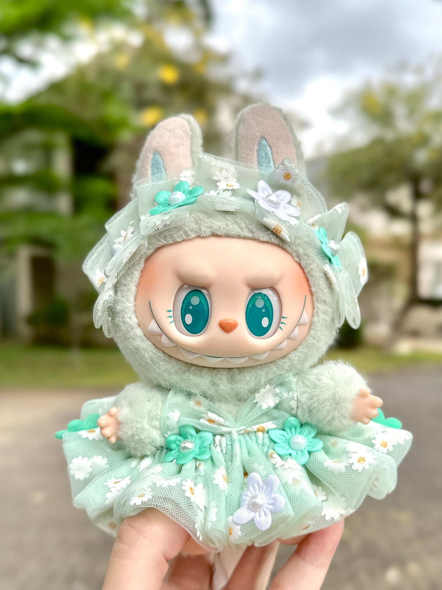 Floral Dreams Collection -Handmade doll dress